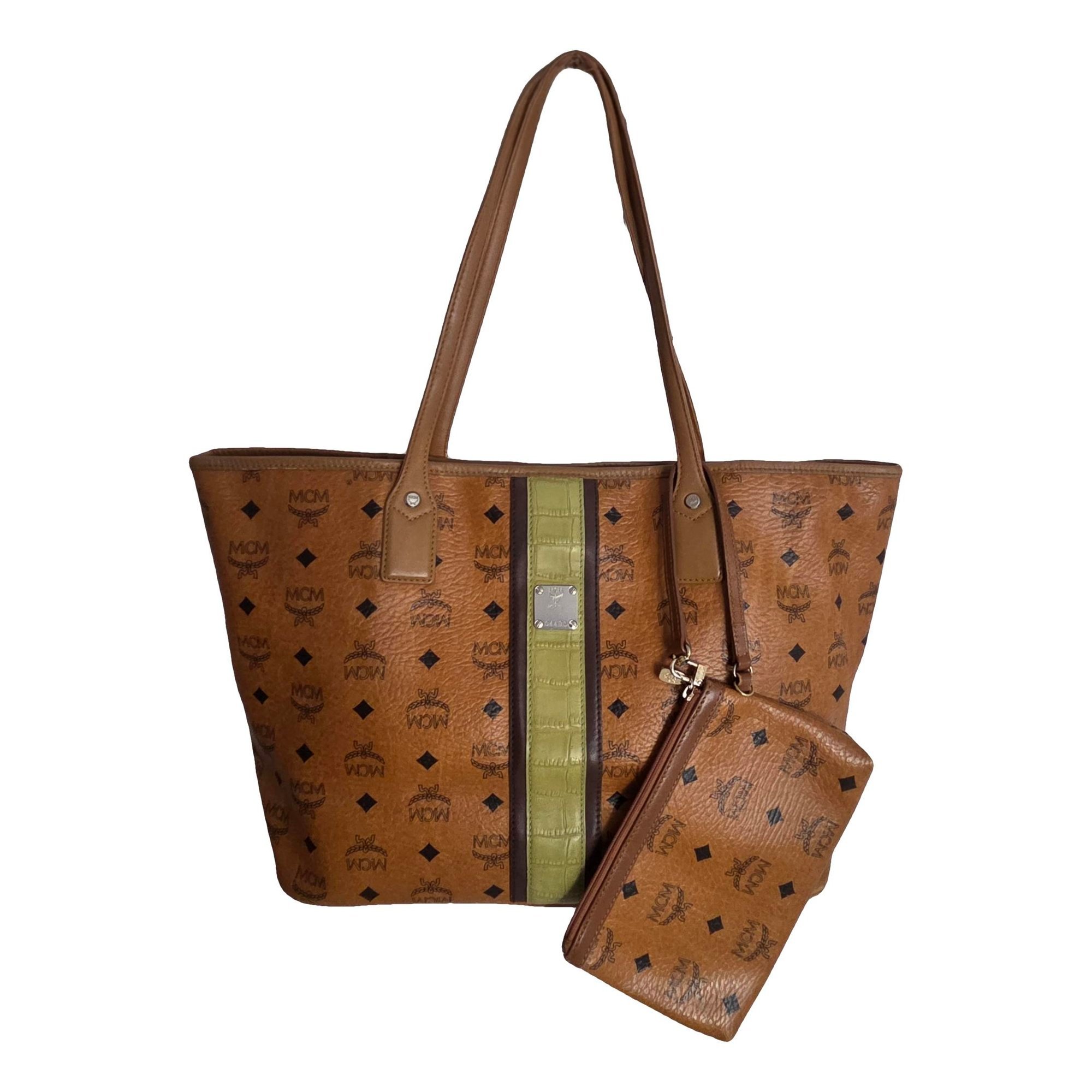 Leather tote