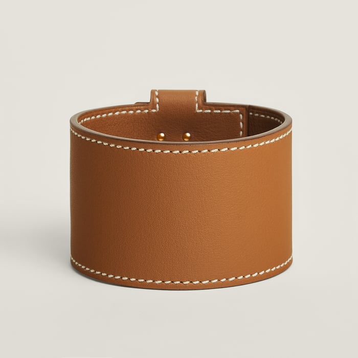 Gold Kelly Twist Bracelet, Large Model