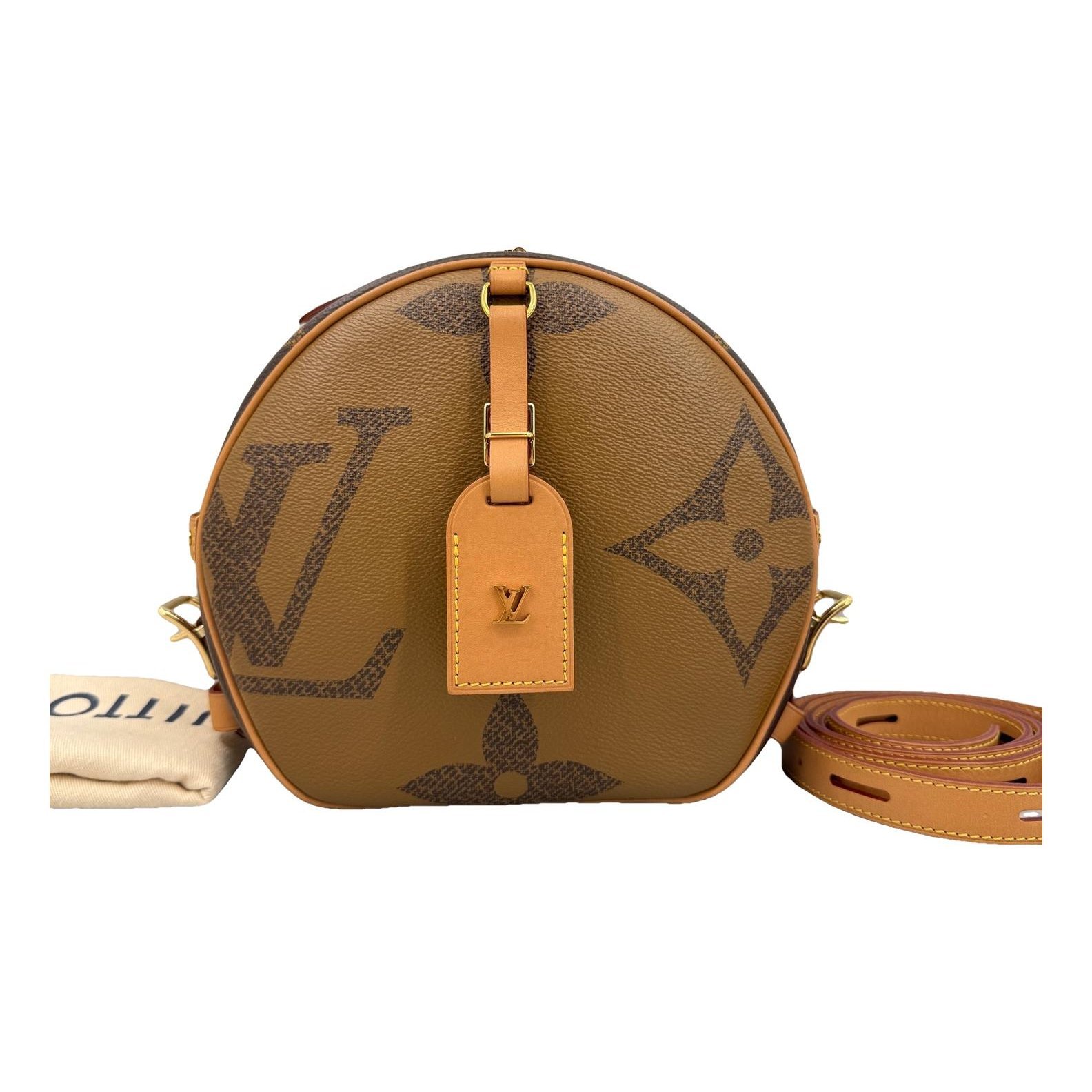 Boîte chapeau souple leather handbag