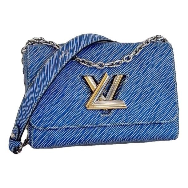 Twist leather handbag