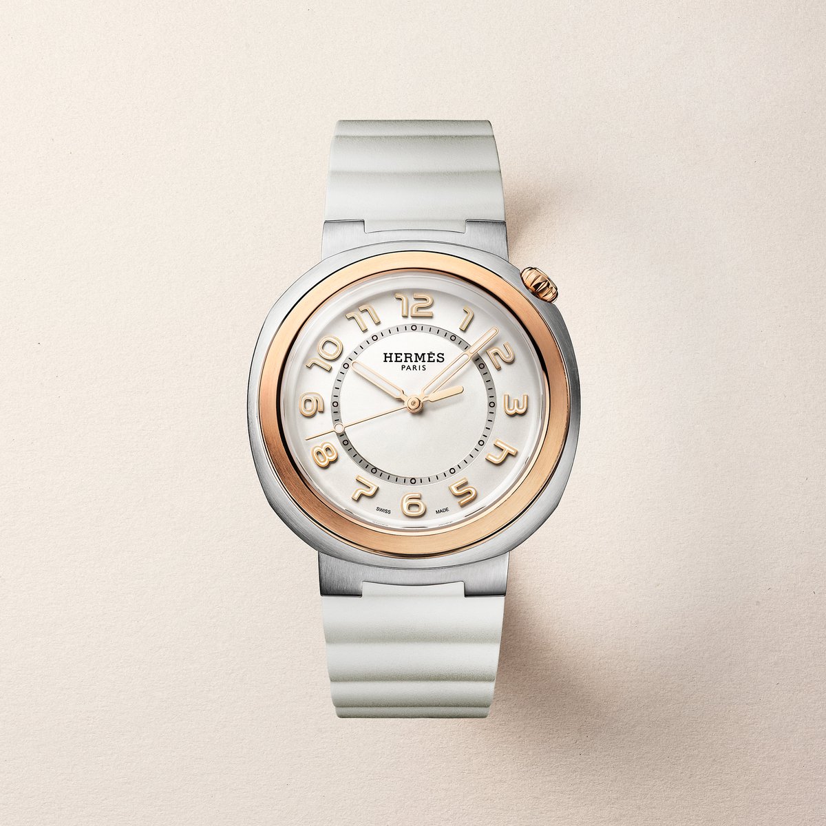 Sans Coloris Hermès Cut Watch, Large Model, 36 mm