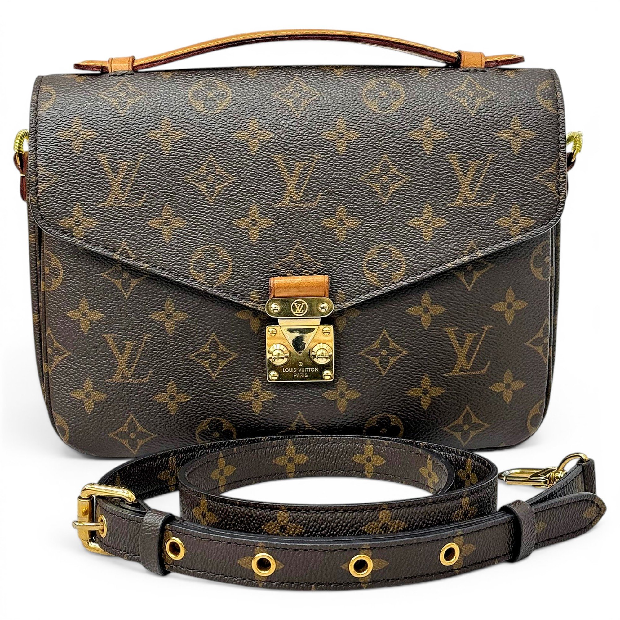 Metis leather handbag
