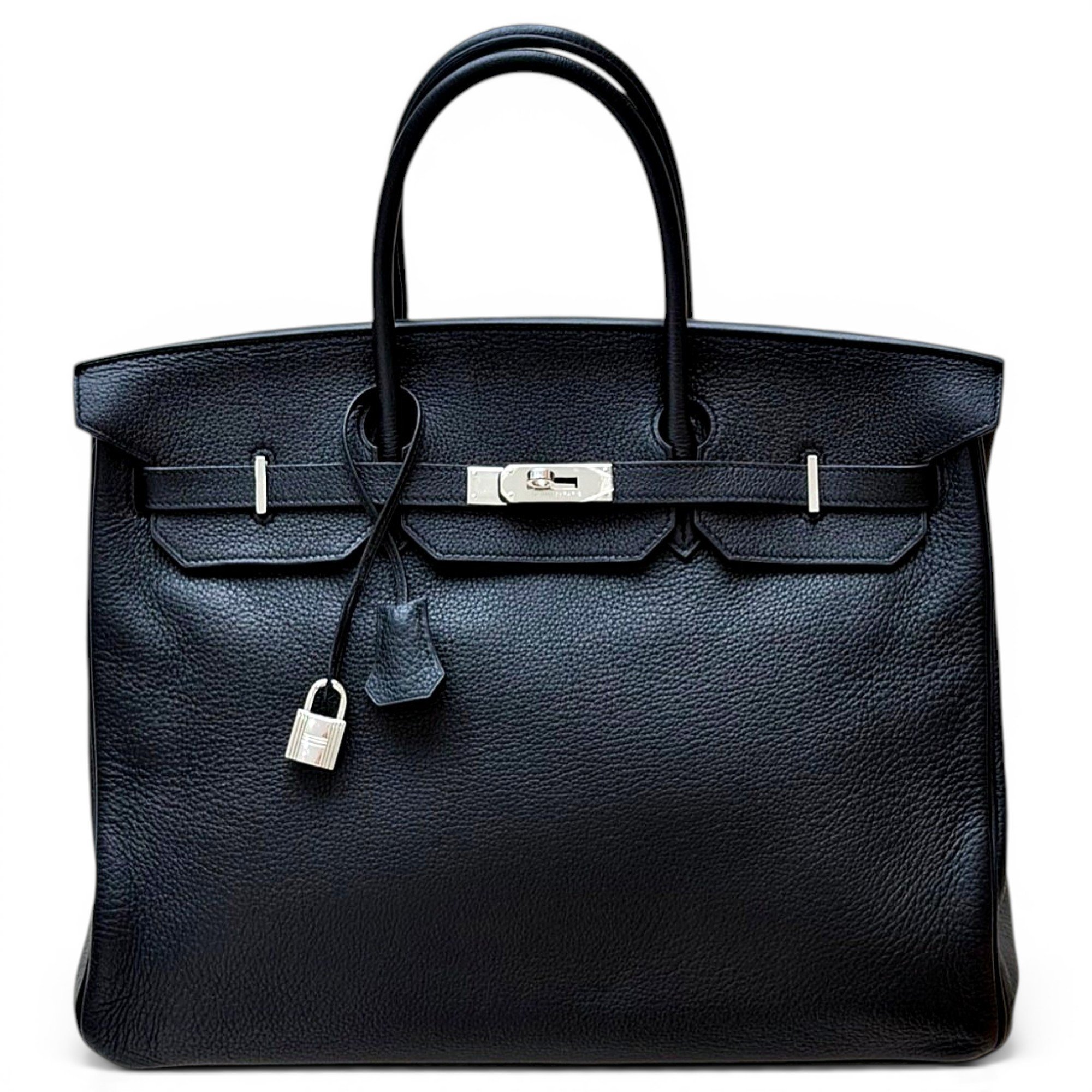 Birkin 40 leather handbag