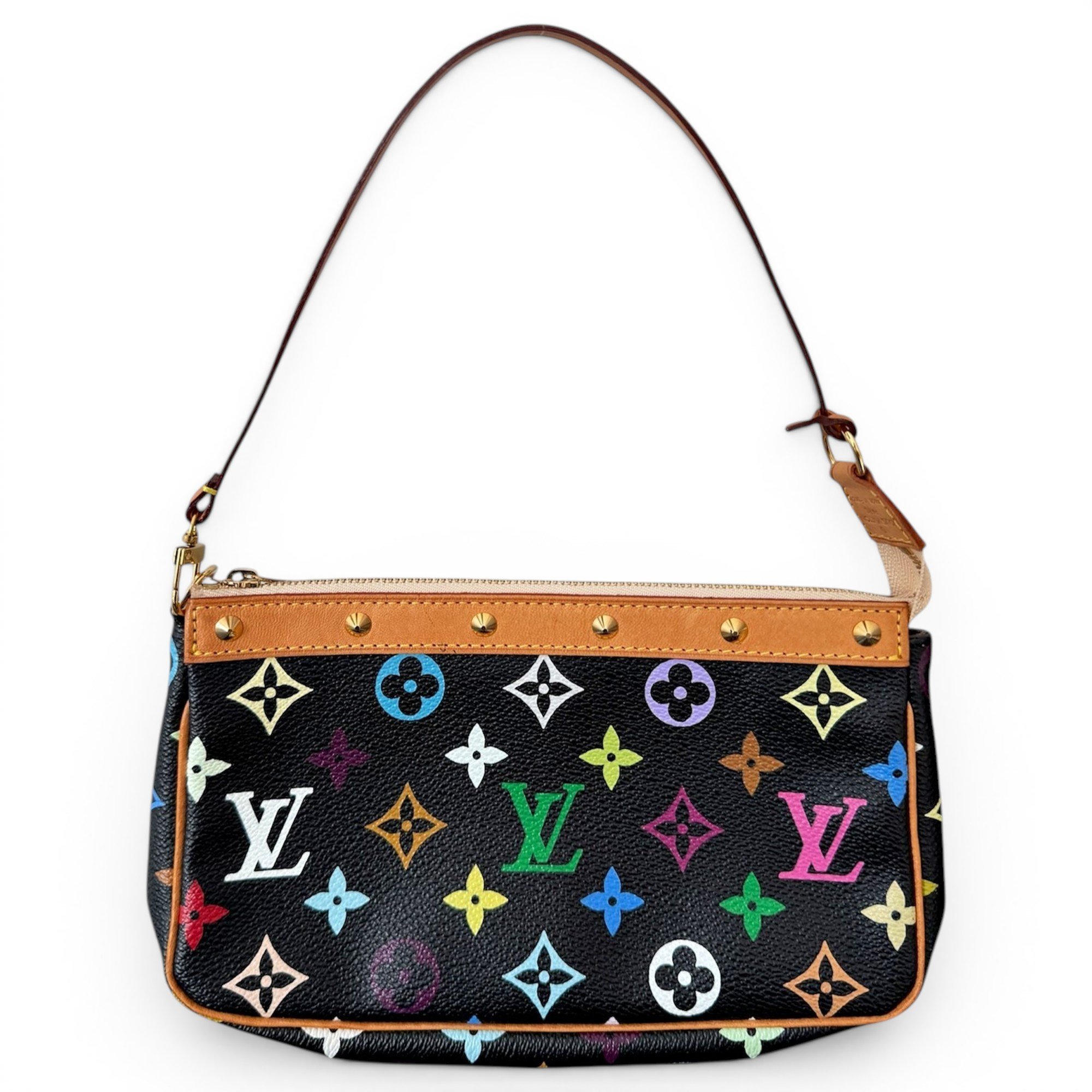 Pochette Accessoire leather handbag