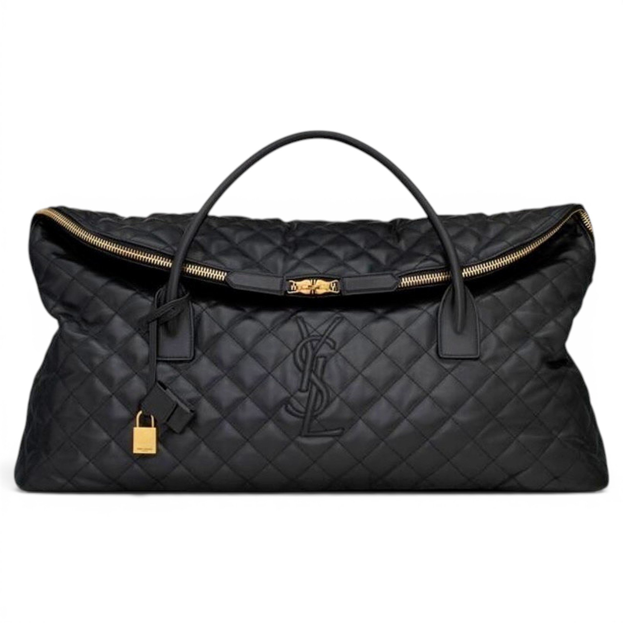 Leather travel bag
