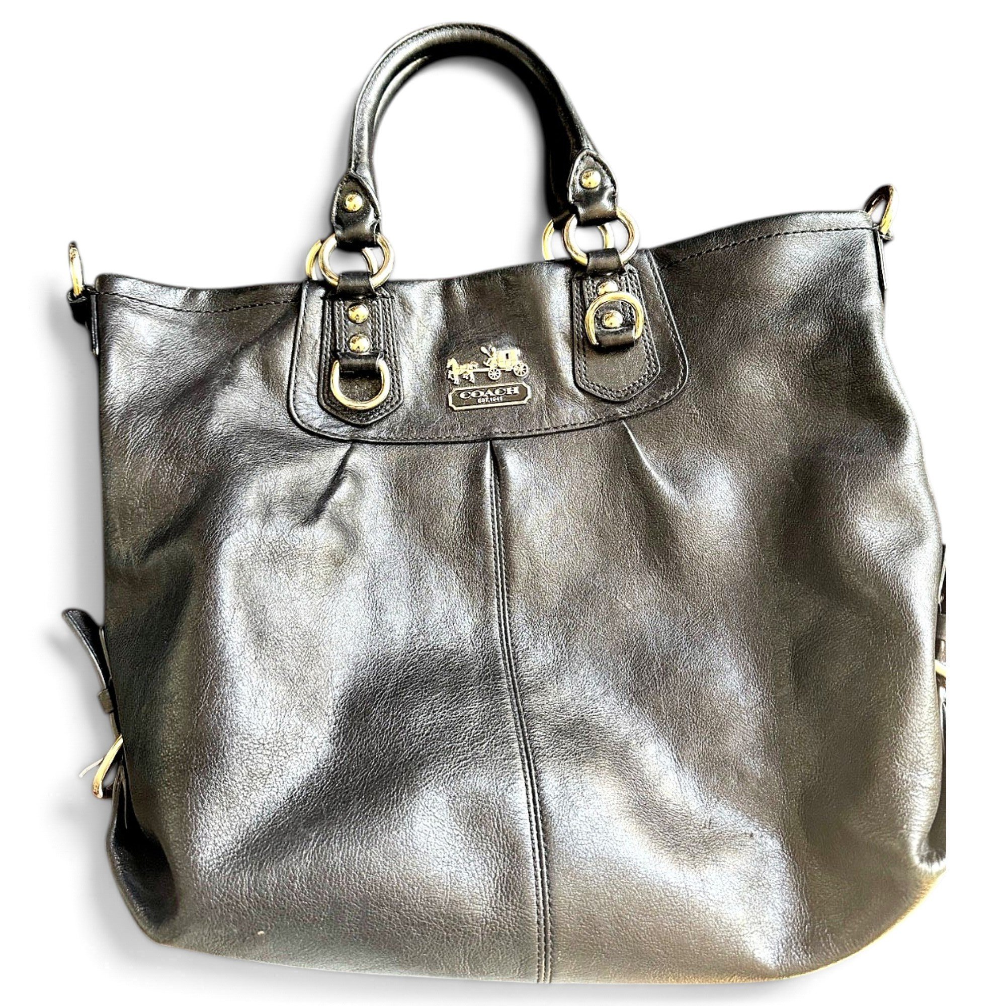 Madison leather tote