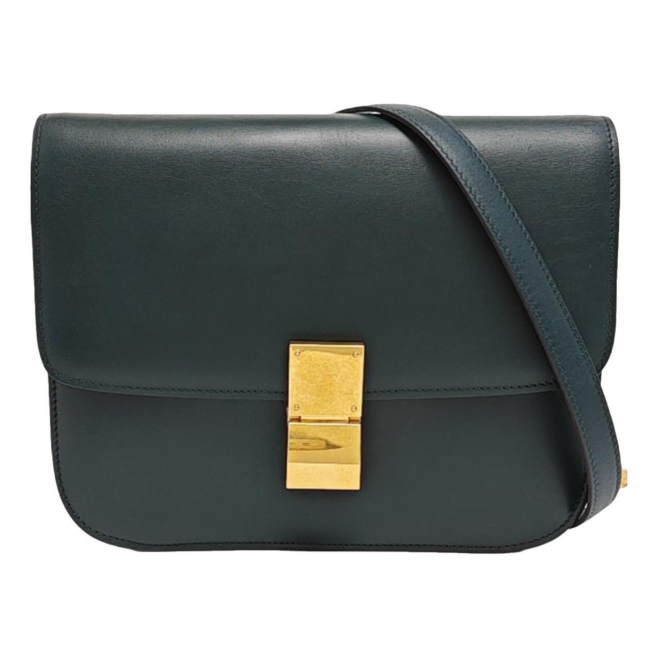 Classic leather crossbody bag