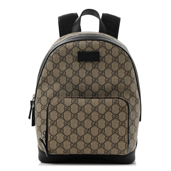 Gucci GG Supreme Monogram Small Eden Day Backpack Black