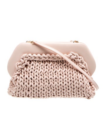 Themoire Leather Shoulder Bag