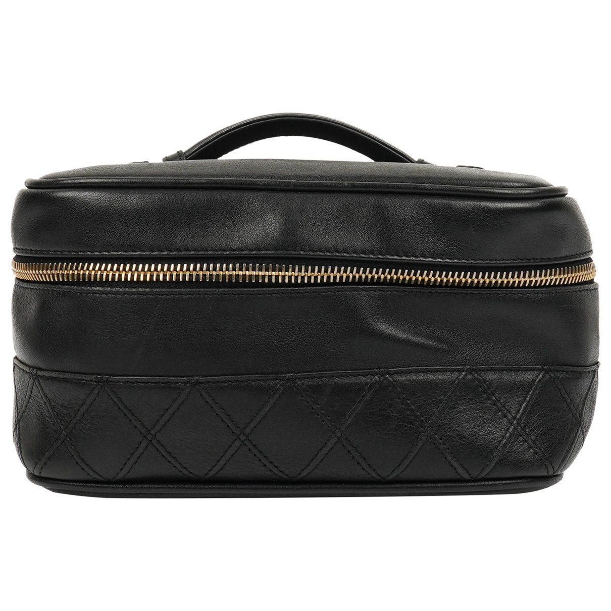 Vanity leather handbag