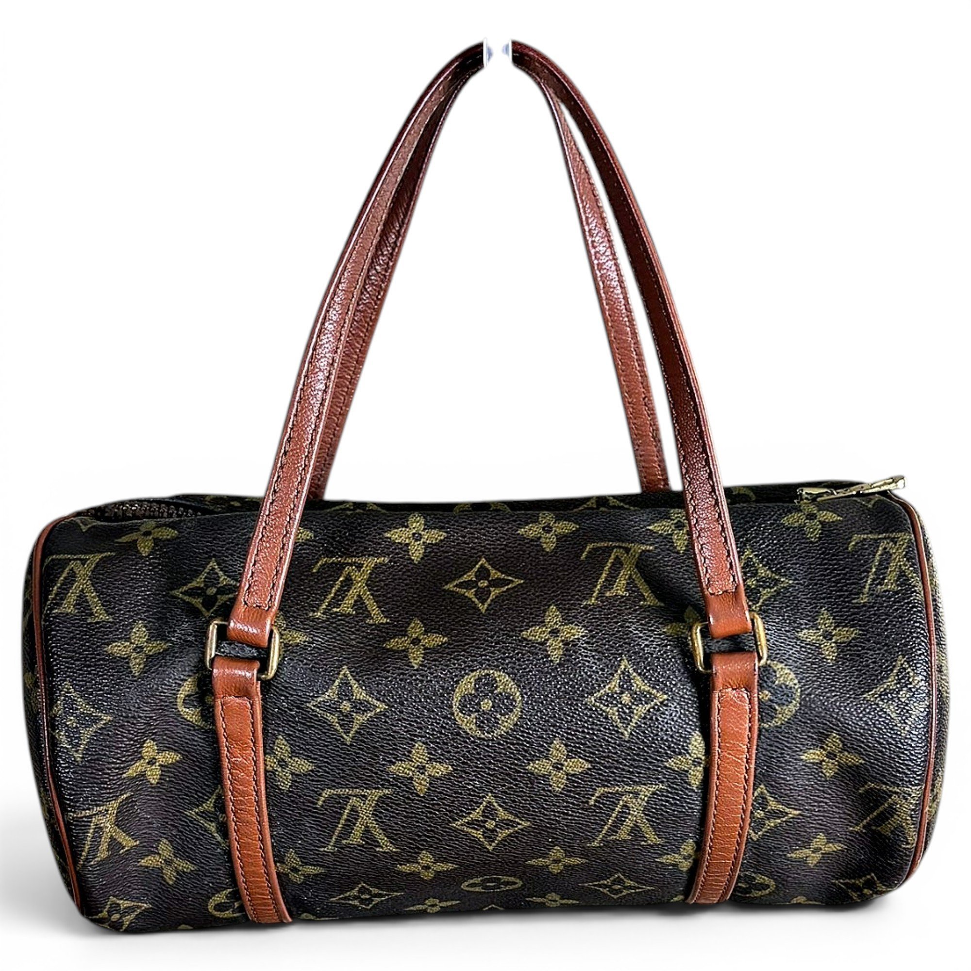 Papillon leather handbag