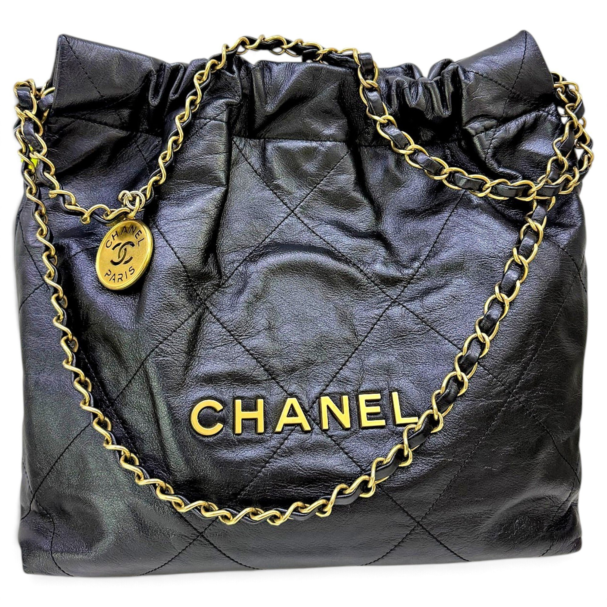Chanel 22 leather tote