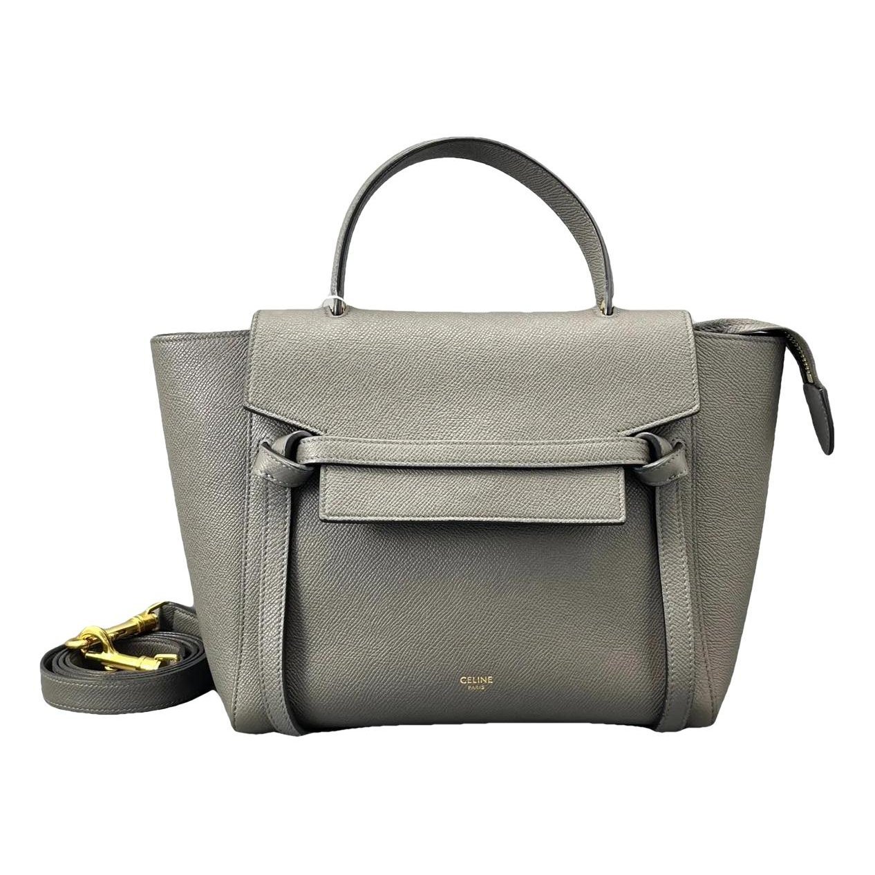 Belt leather mini bag