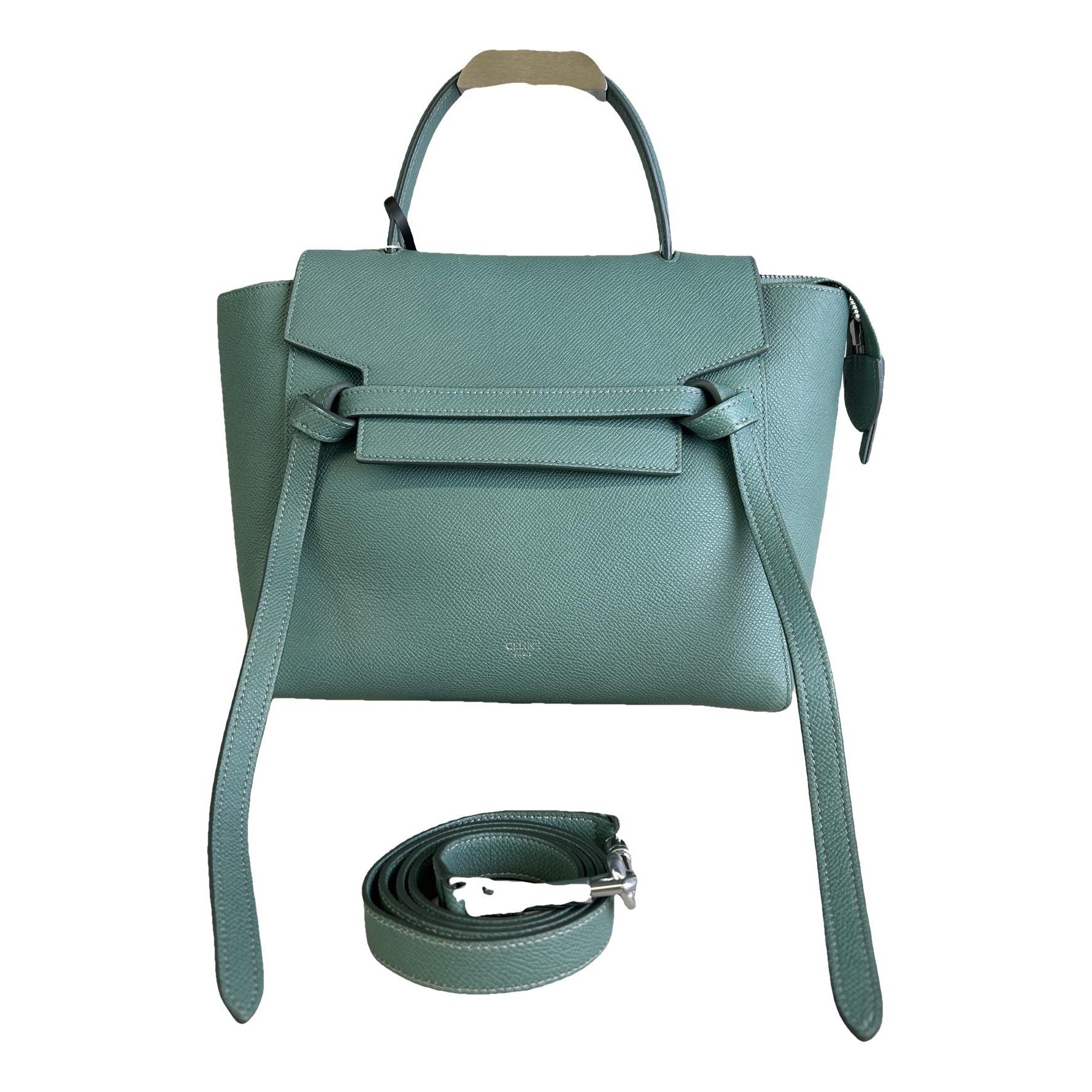 Belt leather handbag