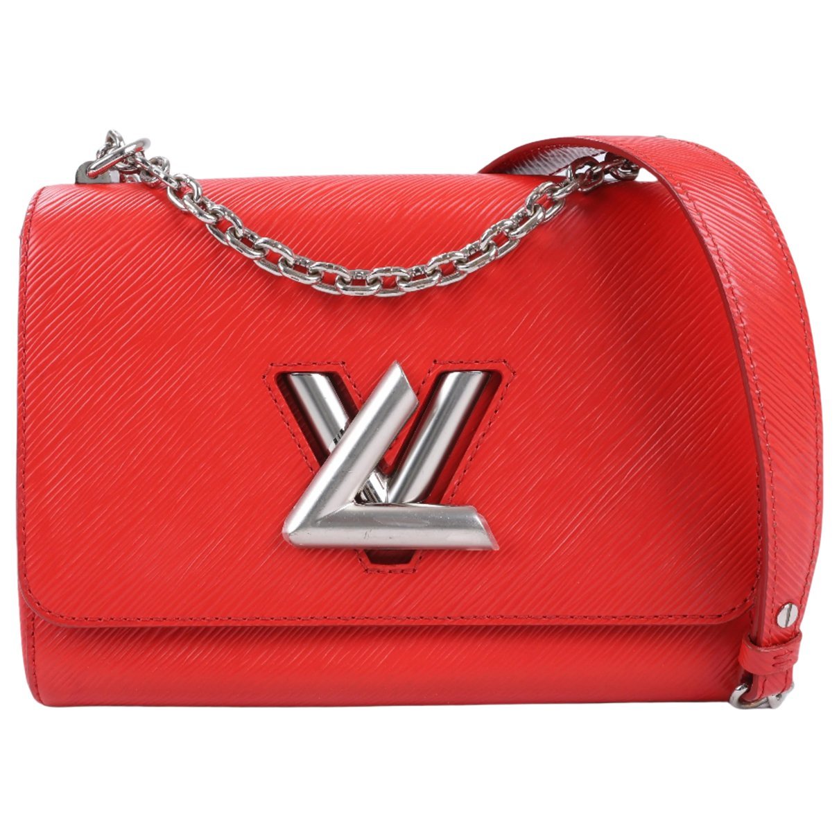 Twist leather handbag