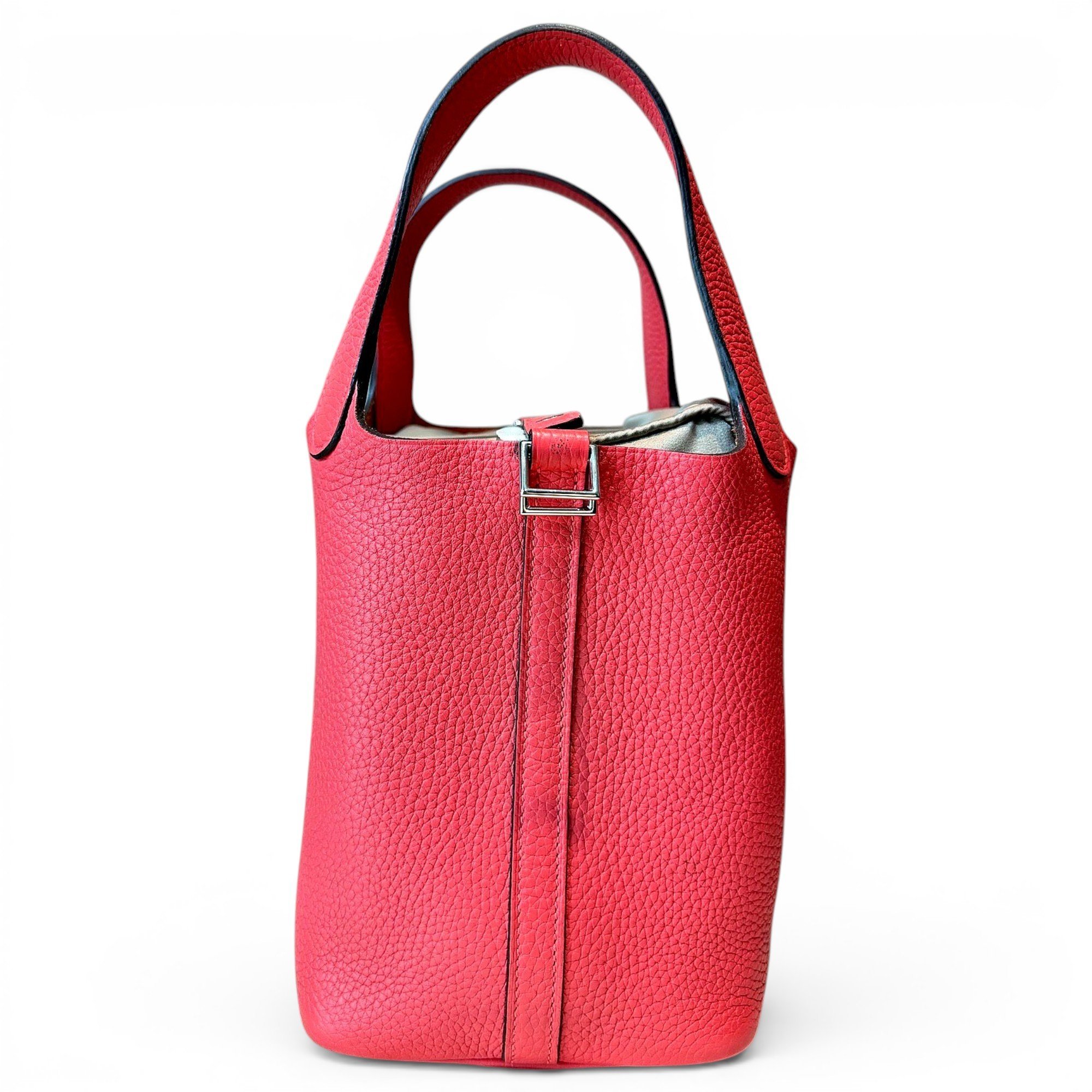 Picotin leather handbag