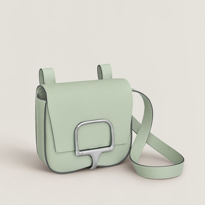 氣泡綠 Hermès Della Cavalleria迷你肩背包