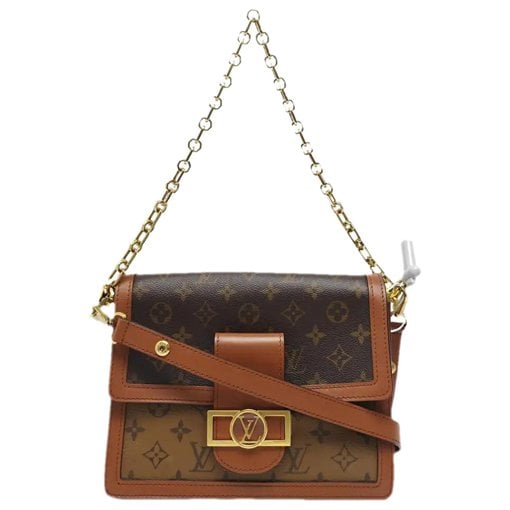 Dauphine leather crossbody bag