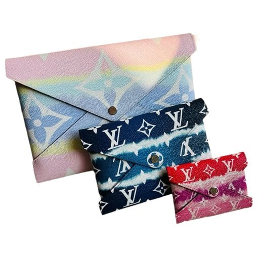 Louis Vuitton Kirigami vinyl clutch bag