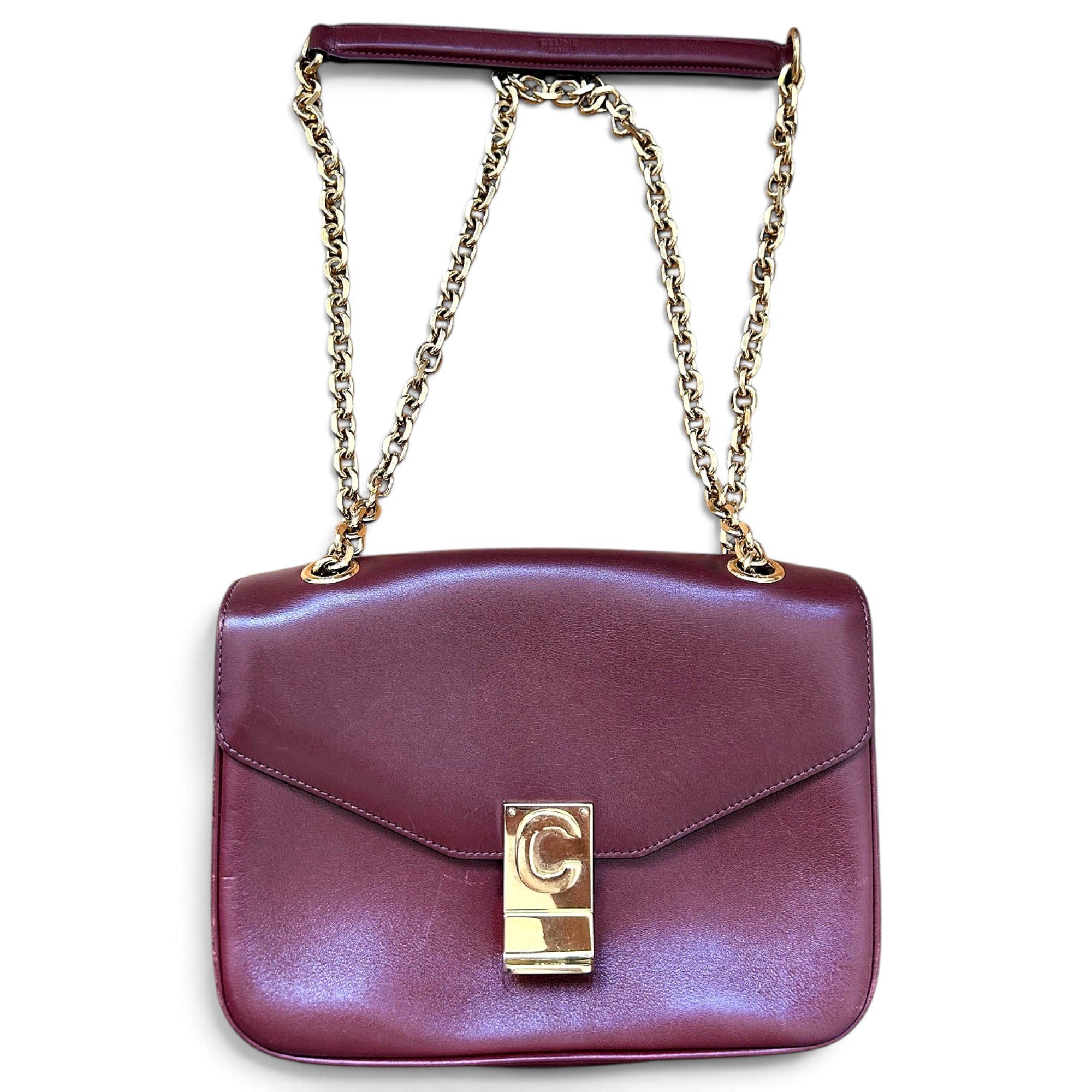 C bag leather handbag