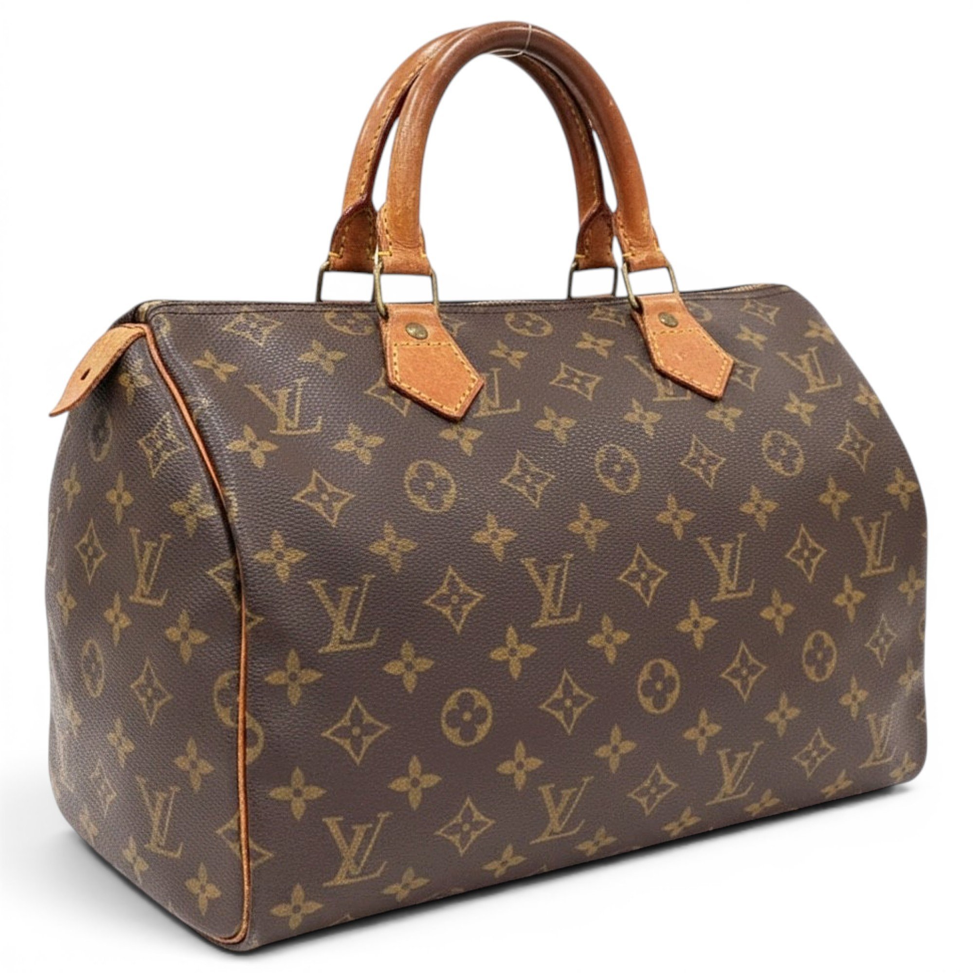 Speedy leather handbag