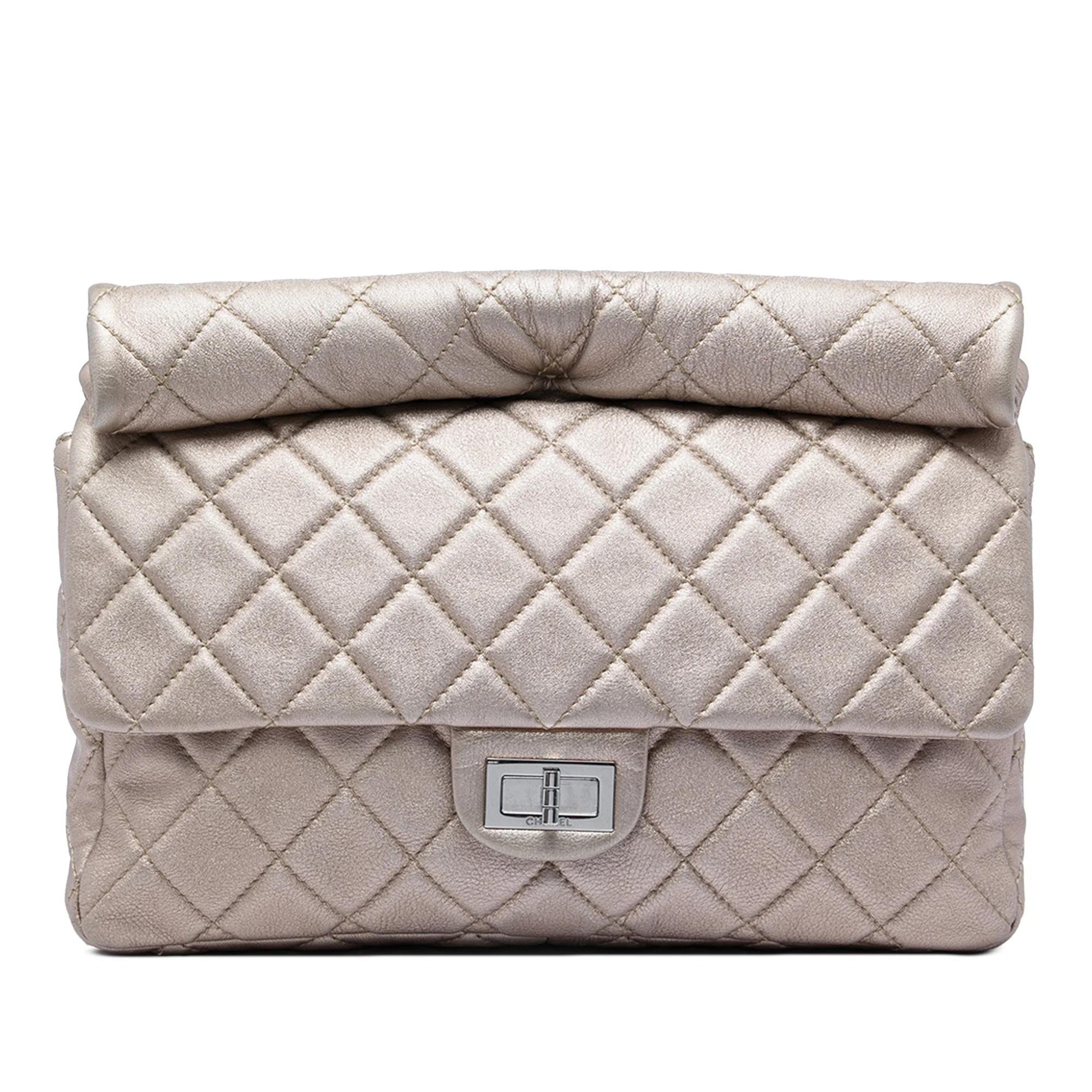 2.55 leather clutch bag