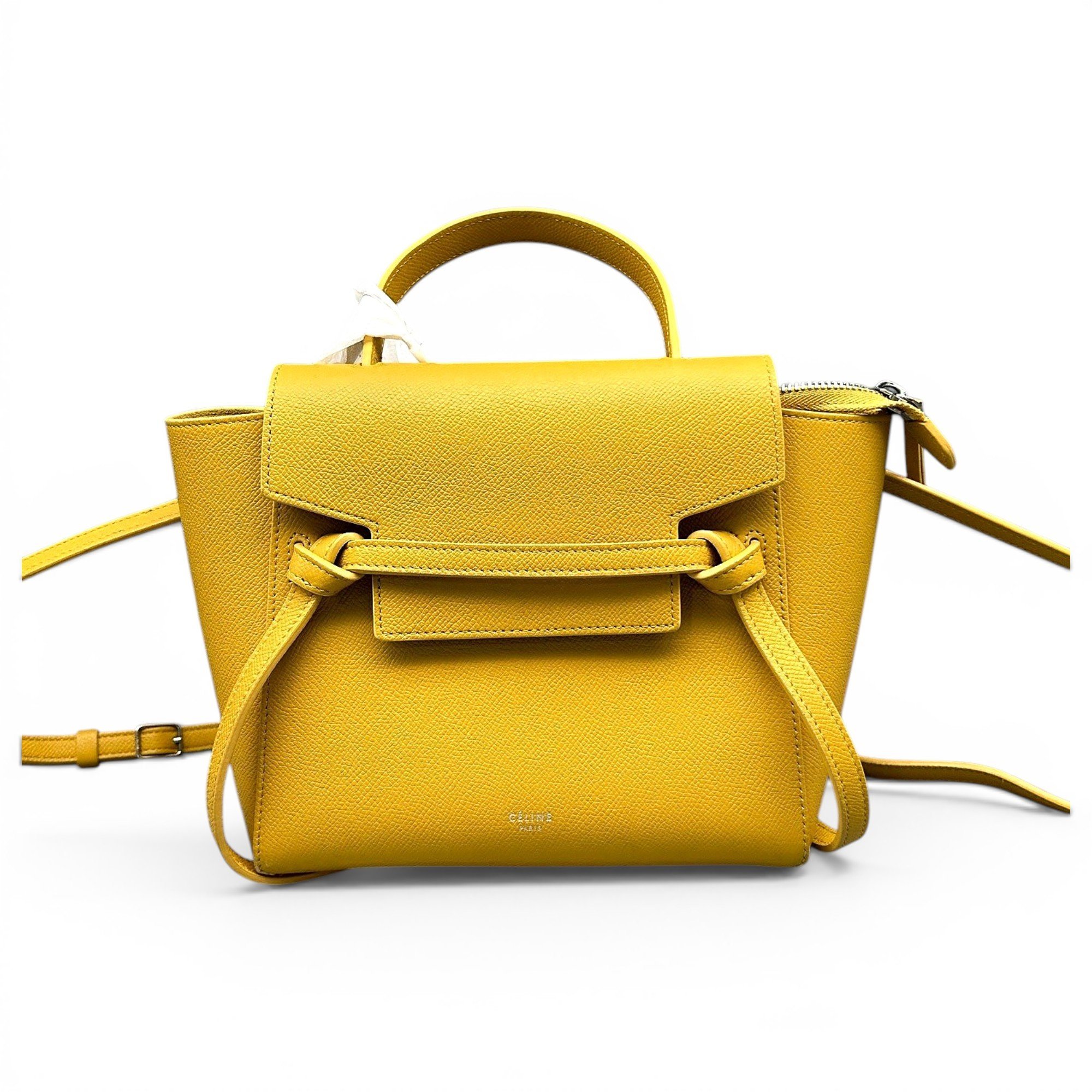 Belt leather handbag