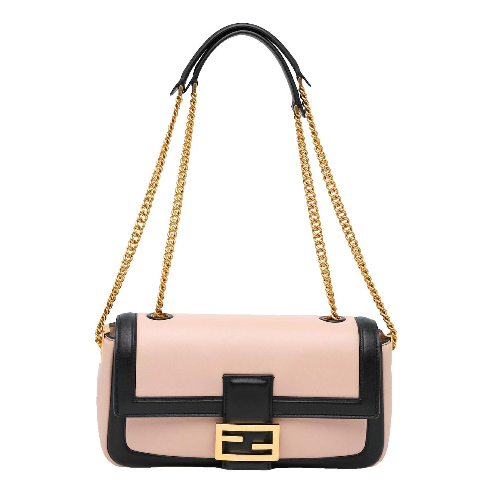 Baguette leather handbag