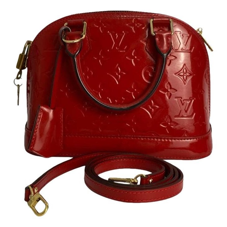 Alma BB patent leather handbag