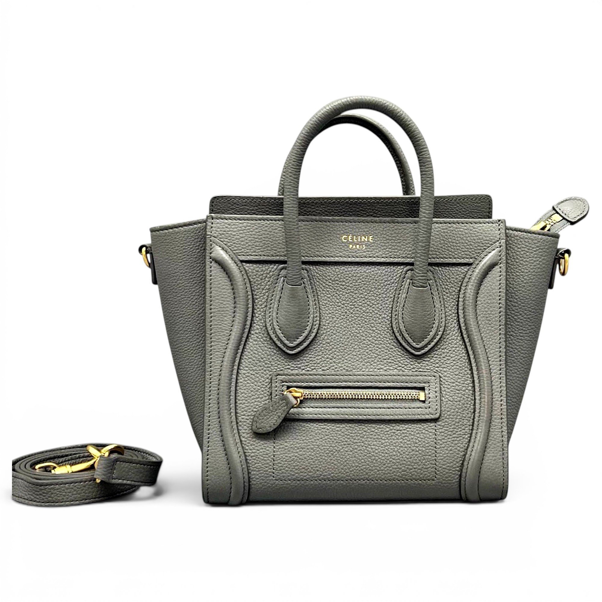 Nano Luggage leather handbag