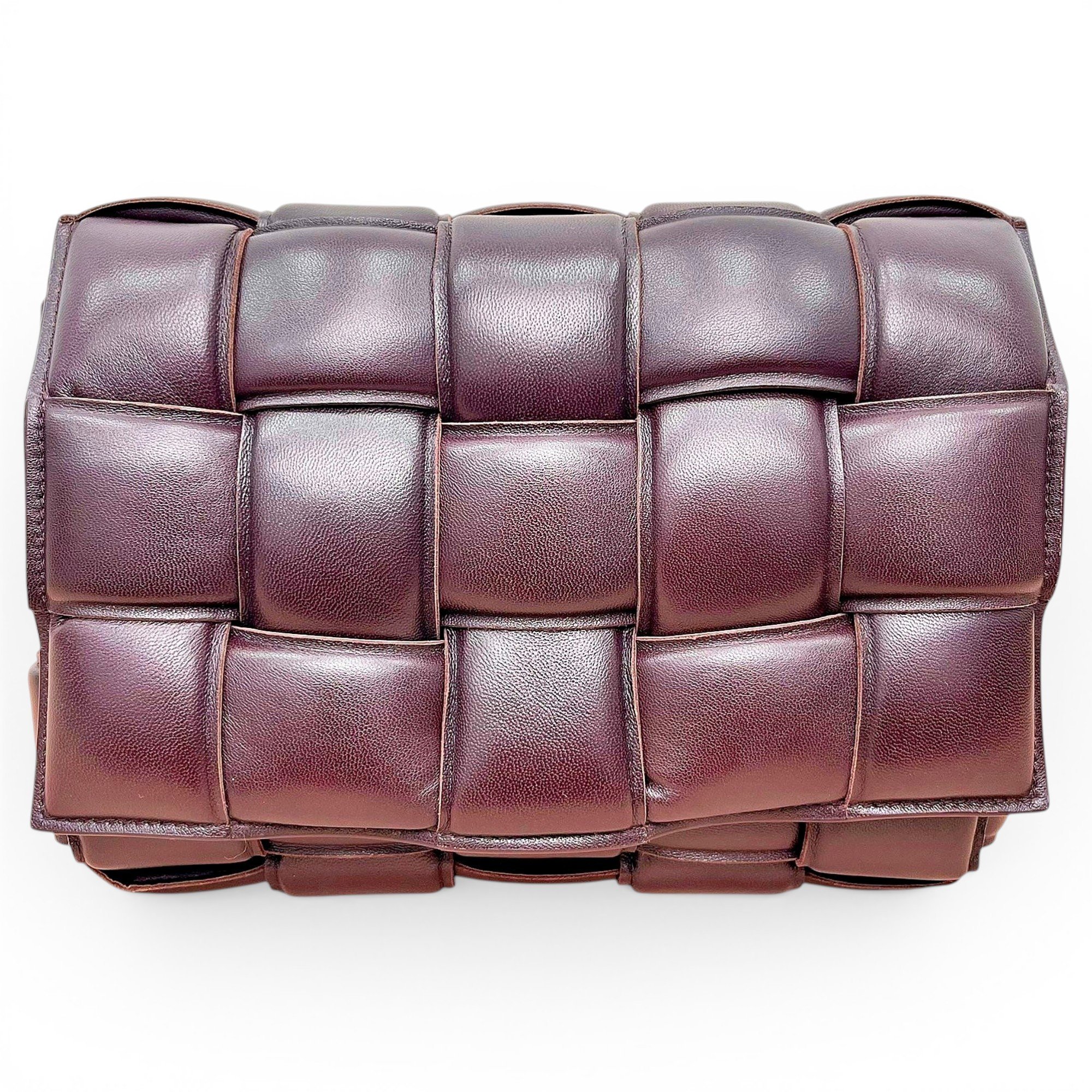 Cassette Padded leather handbag