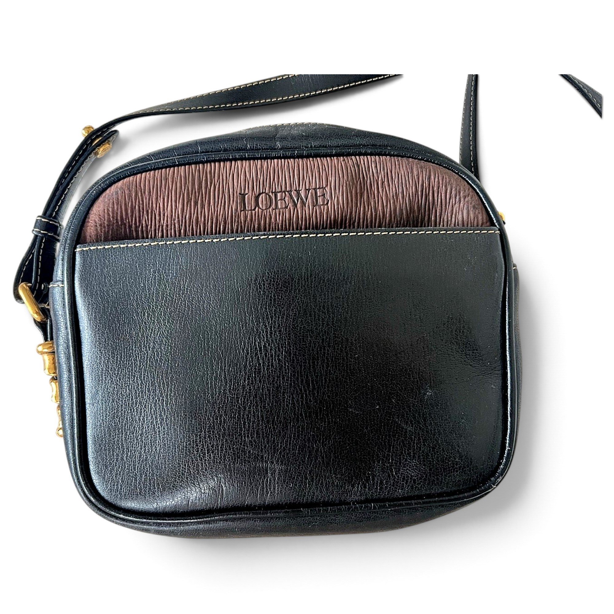 Leather crossbody bag