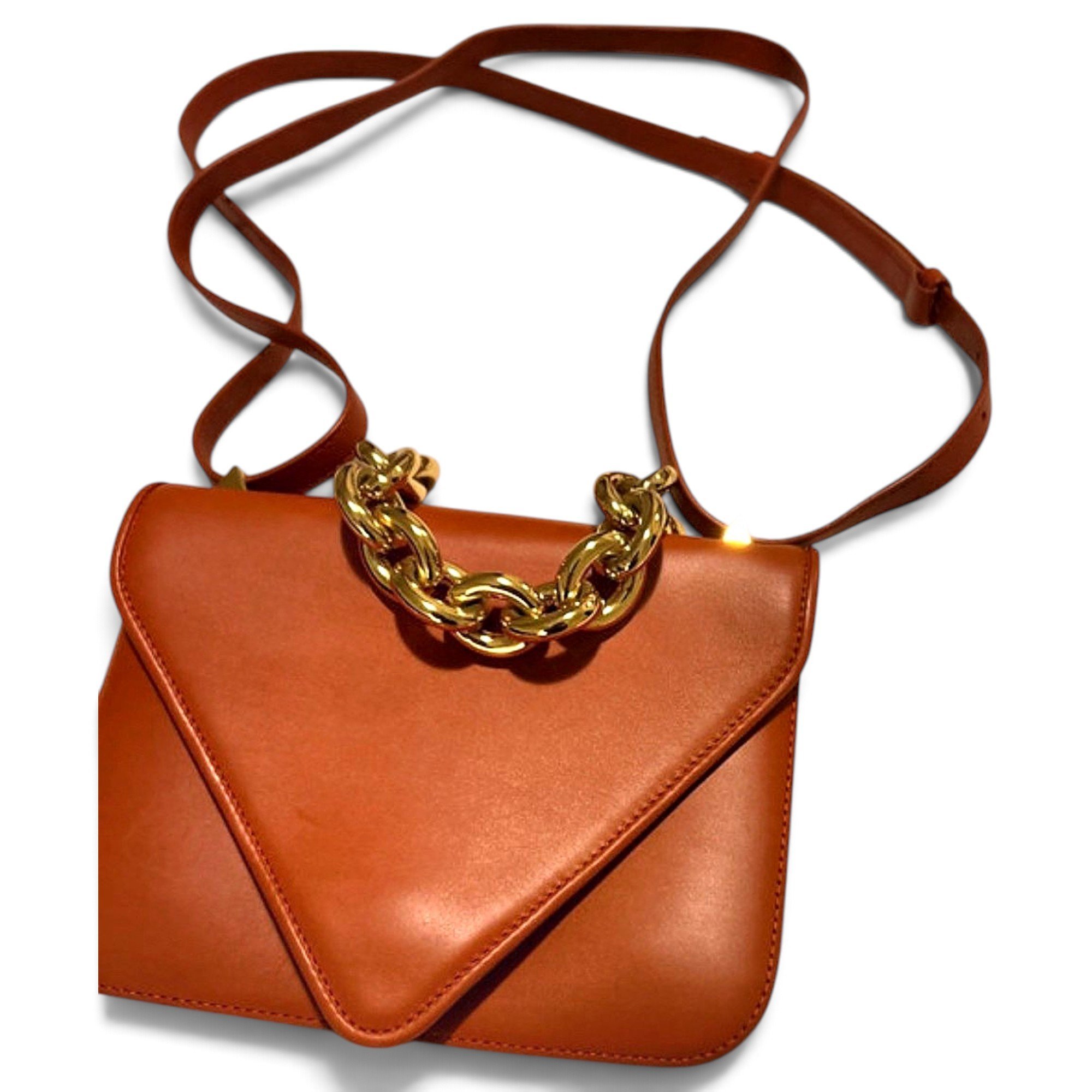 Mount leather crossbody bag