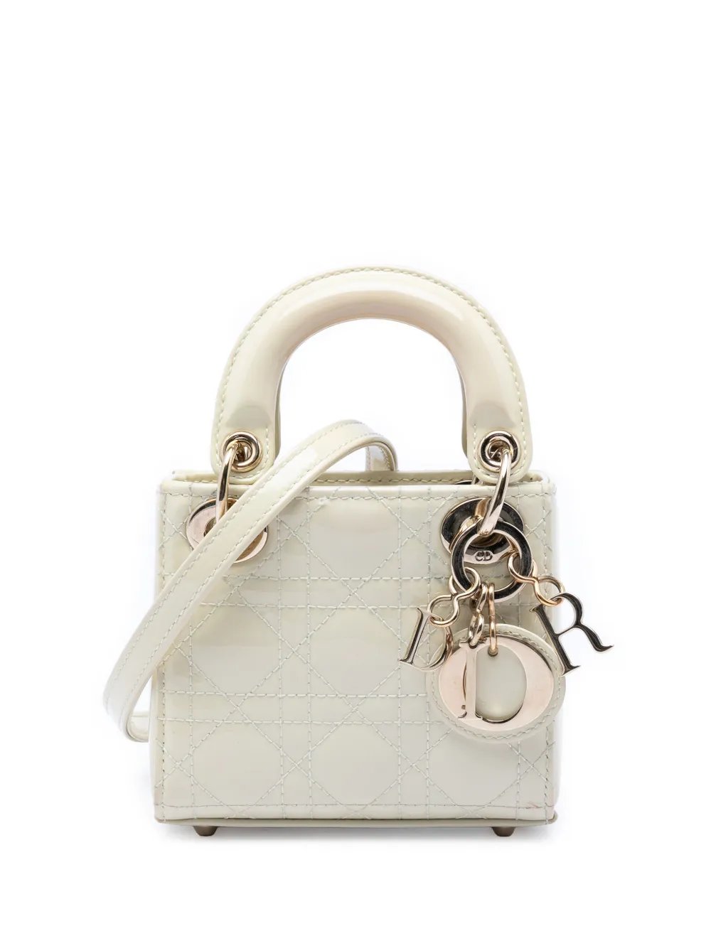 2021 Micro Patent Cannage Lady Dior satchel