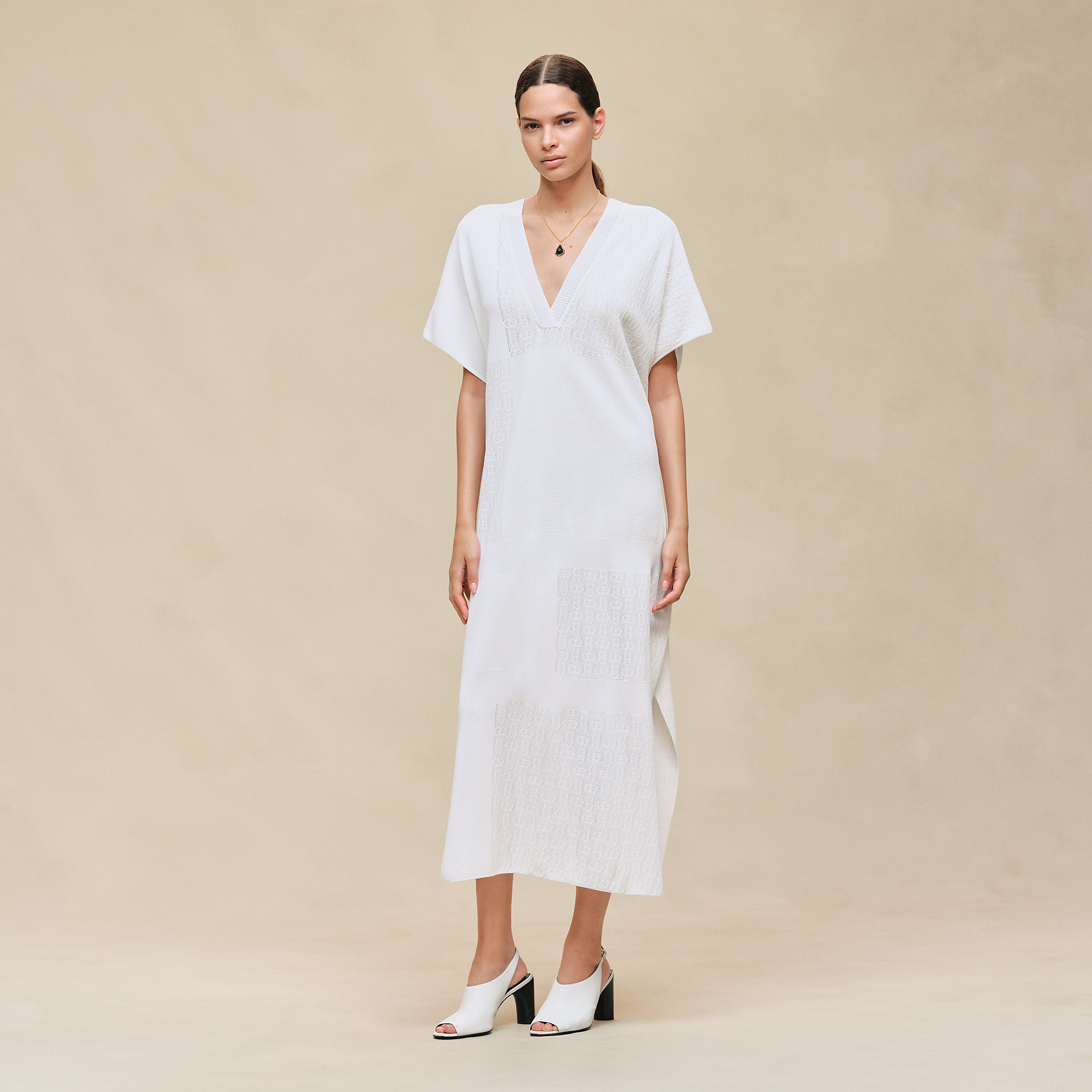 "Chaine d'Ancre" long caftan dress