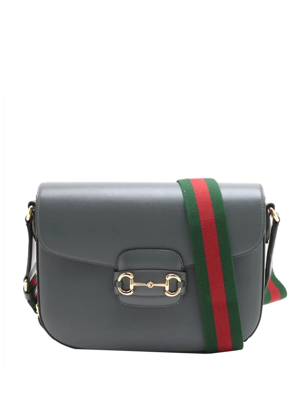 2016-2026 Large Calfskin Web Horsebit 1955 crossbody bag