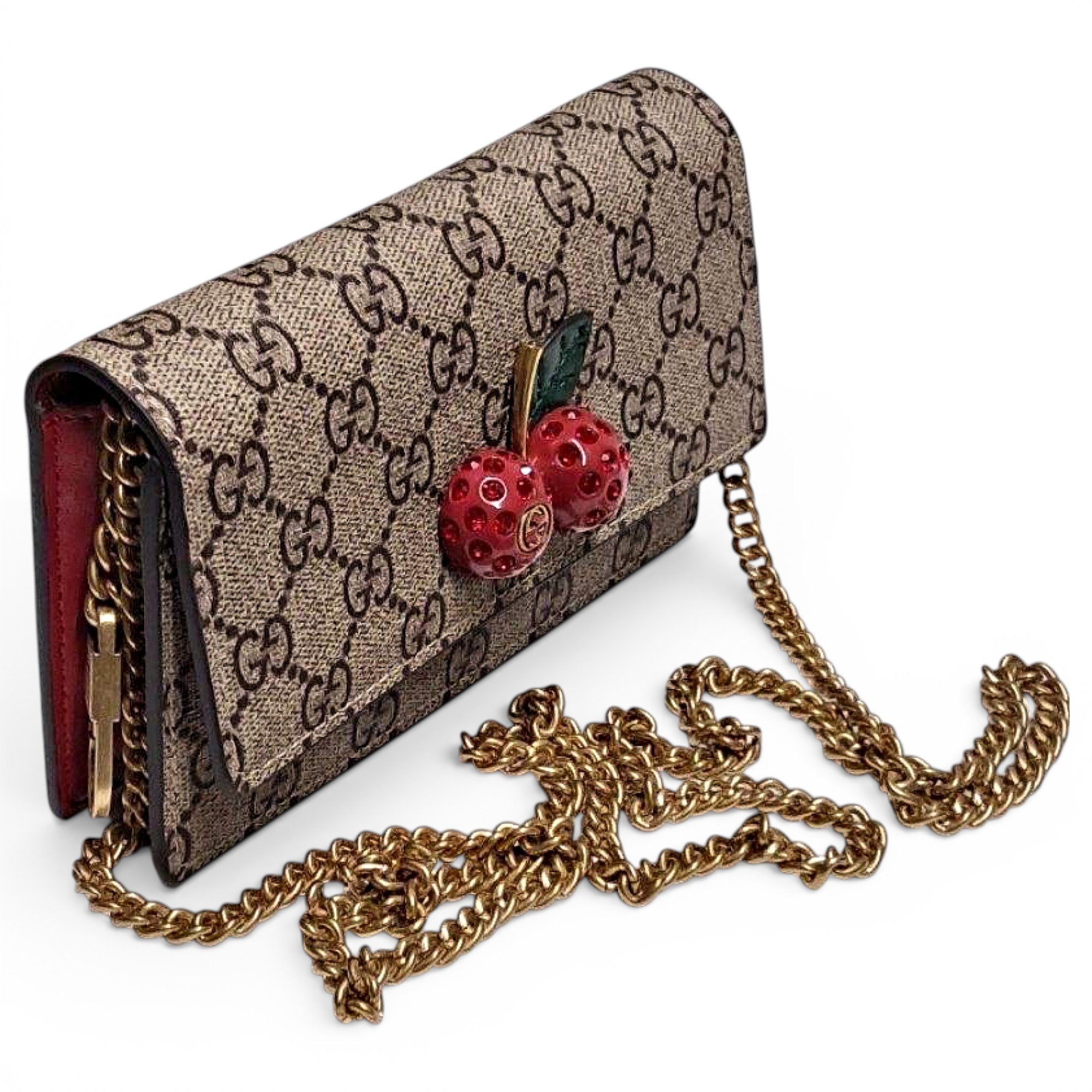 Dionysus Chain Wallet leather crossbody bag