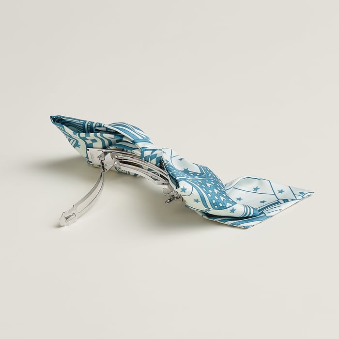 Bleu Jean "Sangles En Zigzag Bandana" Grenelle GM Hair Clip