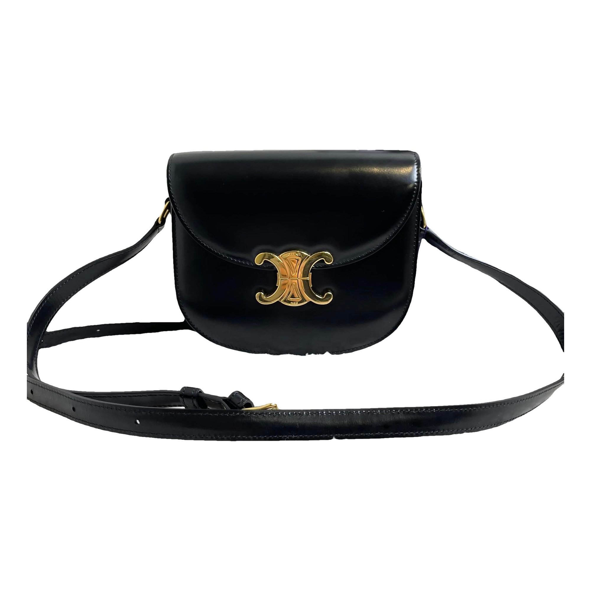 Triomphe leather handbag