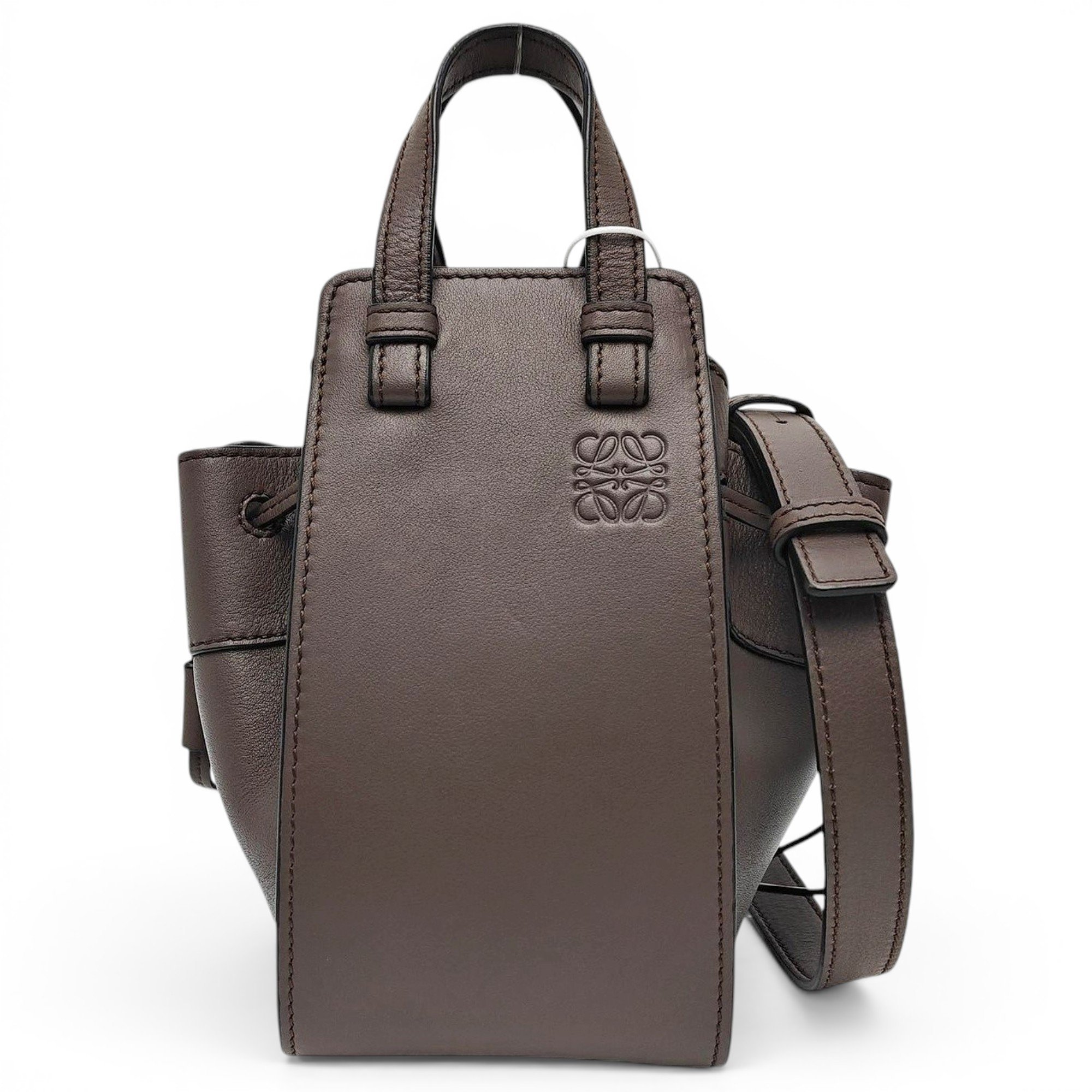 Hammock leather handbag