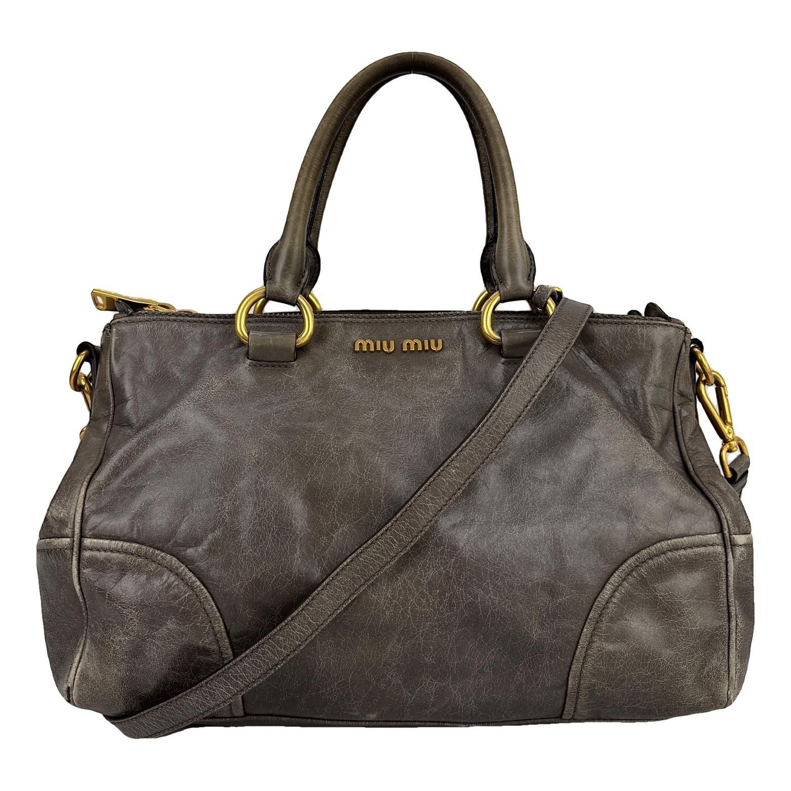 Vitello leather handbag