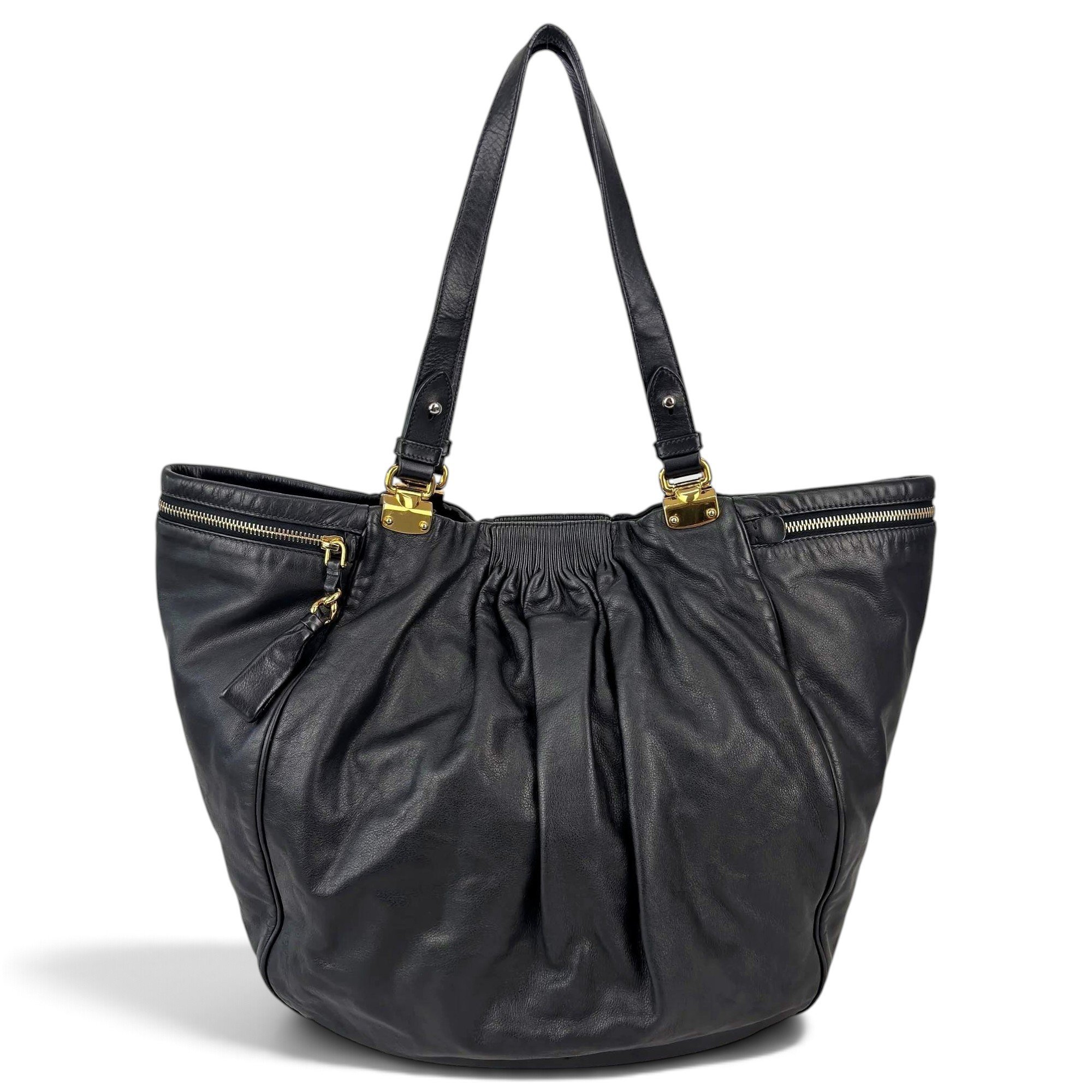 Vitello leather tote