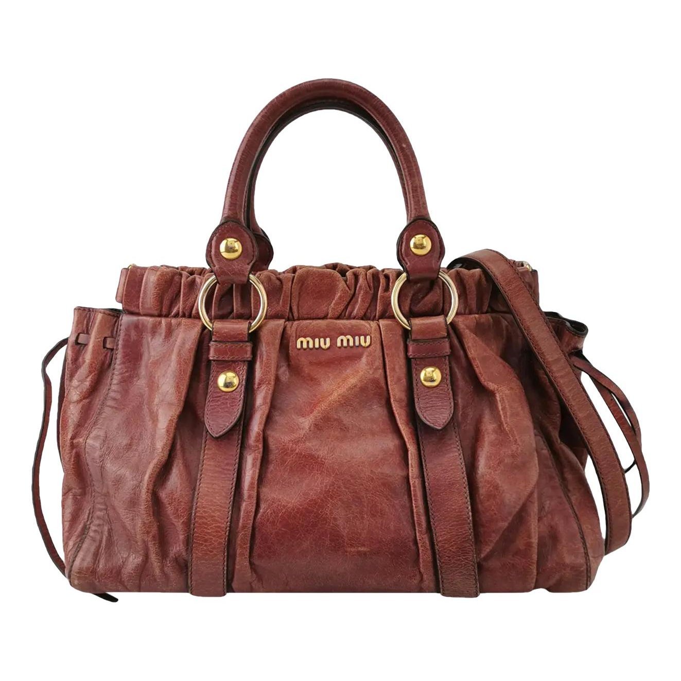 Leather crossbody bag