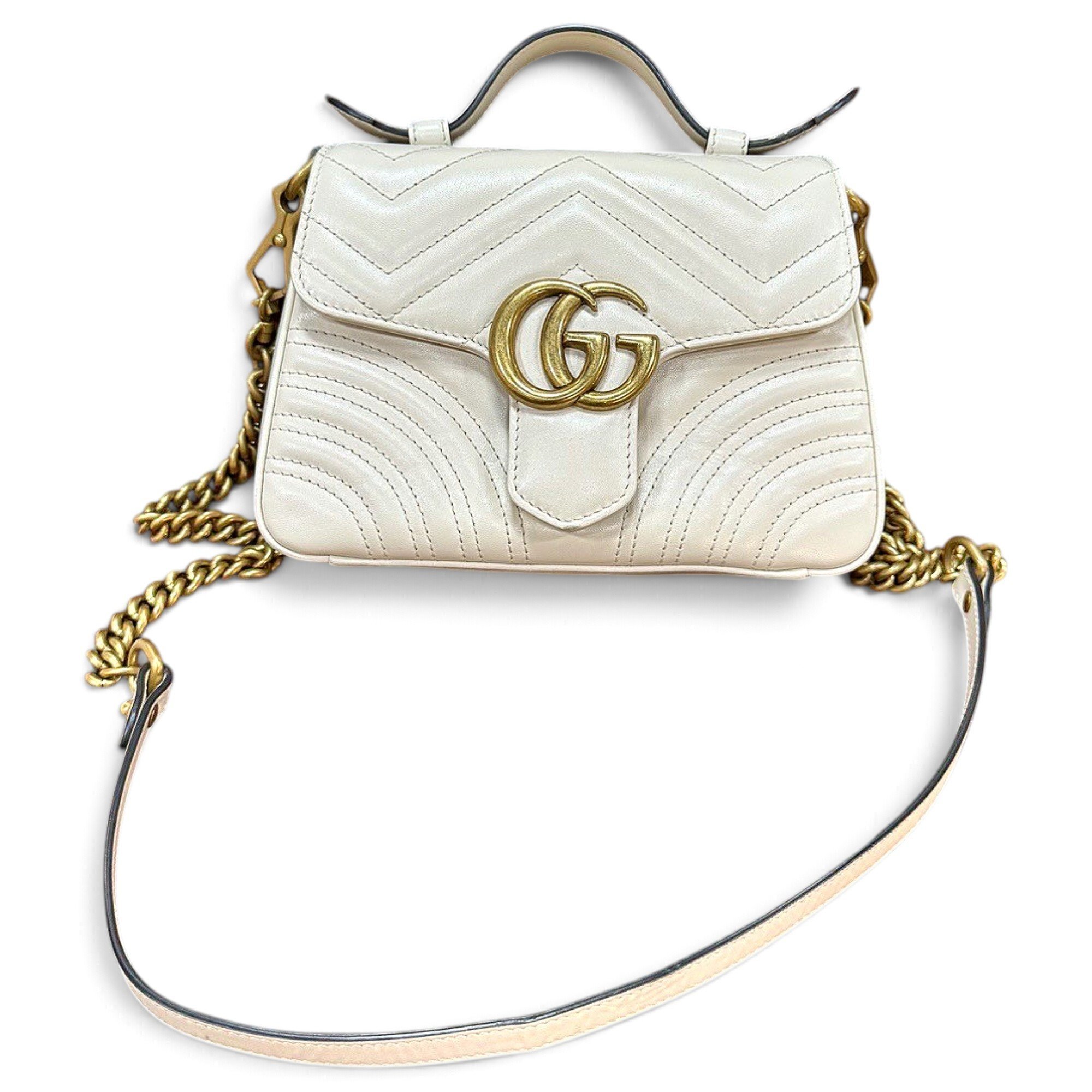 Gucci GG Marmont Flap leather handbag