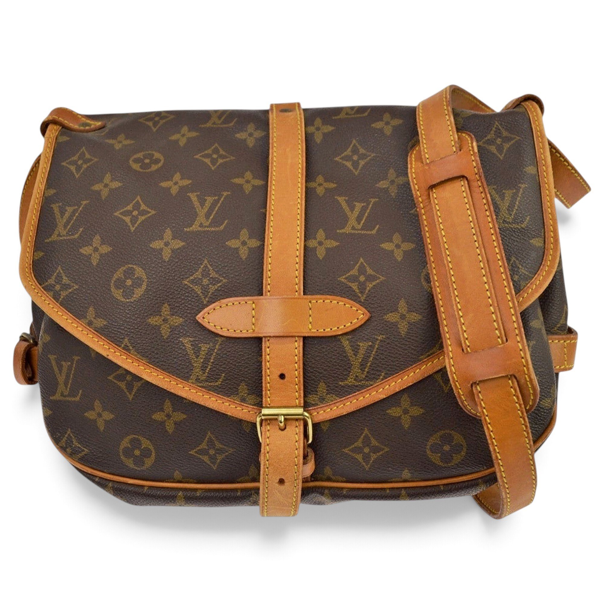 Saumur leather crossbody bag