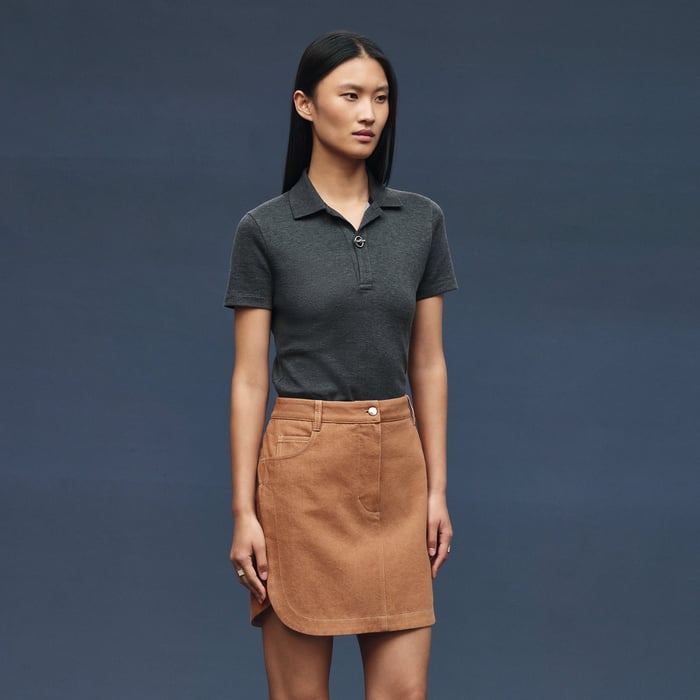 Marron Alezan Equestrian Miniskirt