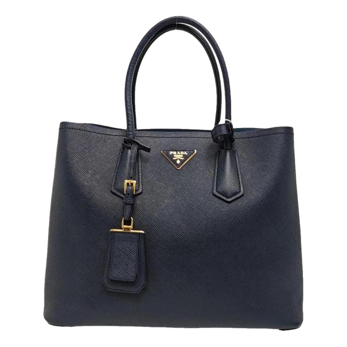 Double leather mini bag