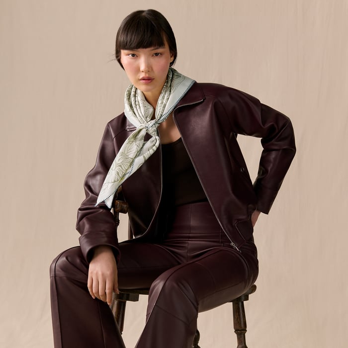 Flamingo Party Tattoo Double Face Scarf 90