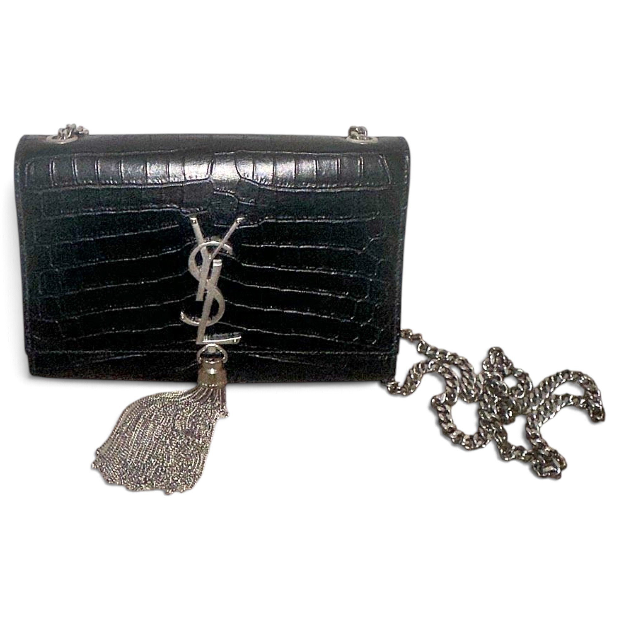 Pompom Kate leather crossbody bag
