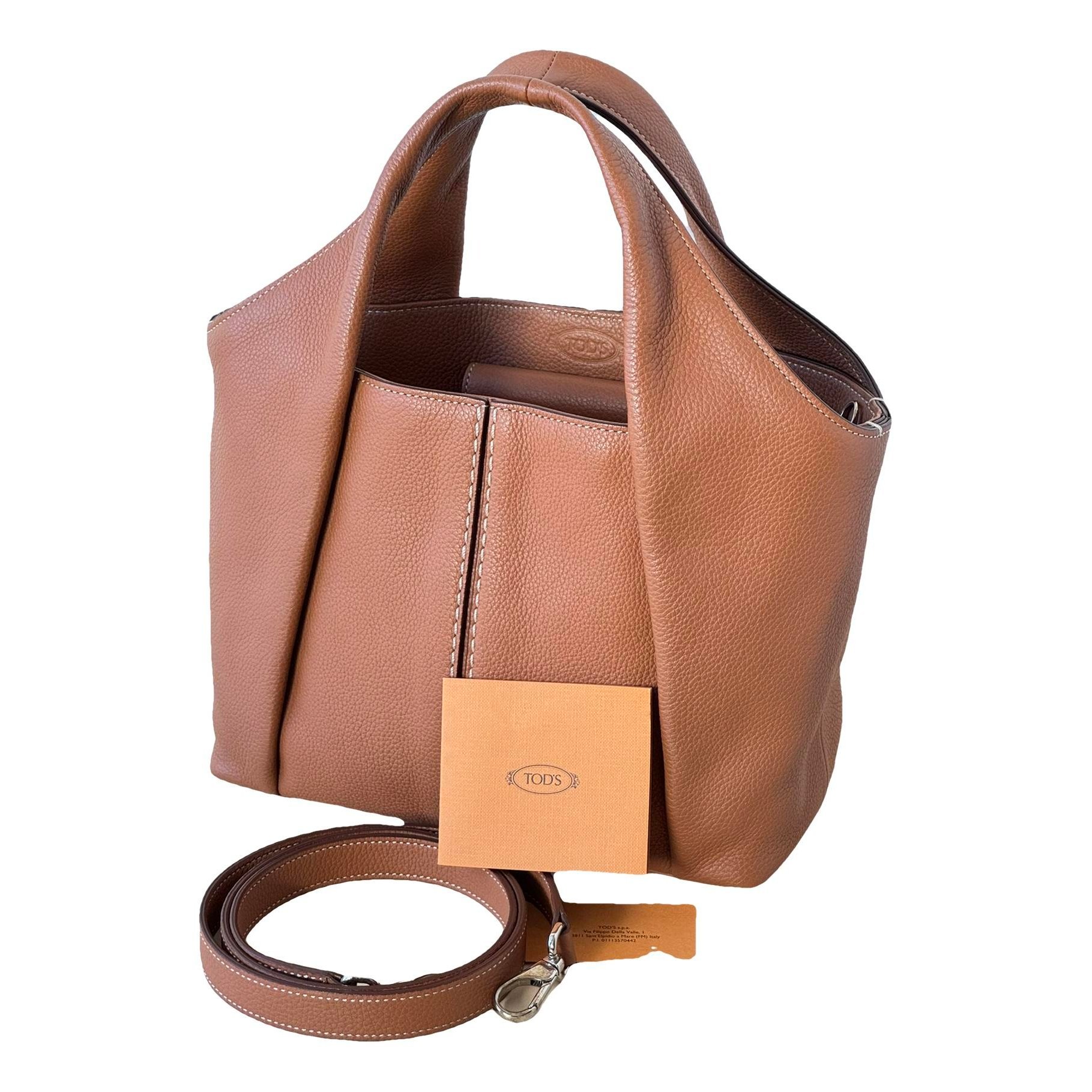 Leather tote